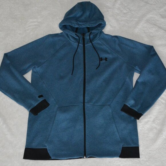 Under Armour Men's sz XL Unstoppable double knit full zip Jacket - Picture 4 of 7